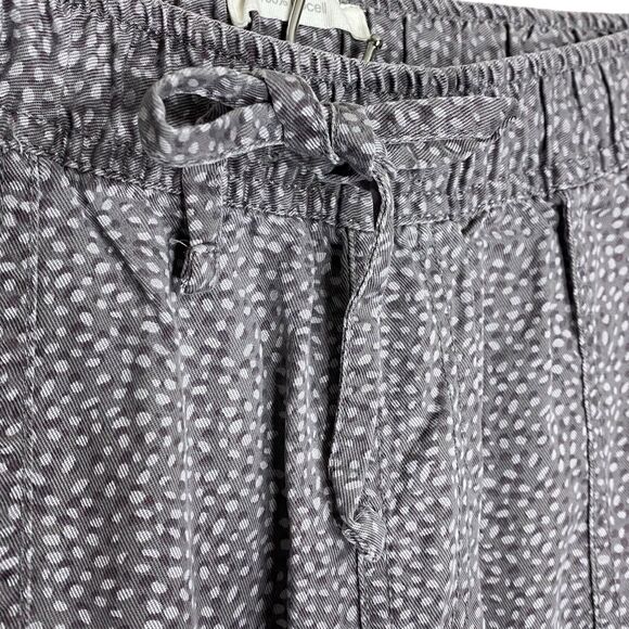 C&C California Pants Womens M Gray Joggers Lyocell Drawstring High Rise Pull On - Picture 8 of 11